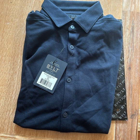 BYLT Bayside Short Sleeve Button Down - Picture 3 of 3